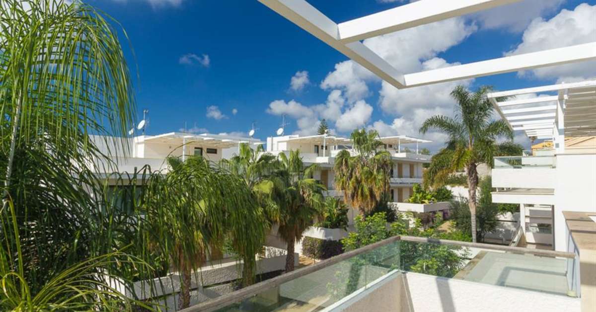 Een foto van het terras bij Kamena Residence