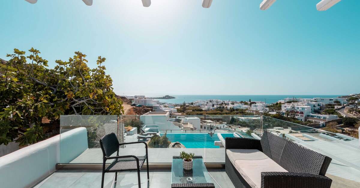Een foto van Mr & Mrs White Mykonos