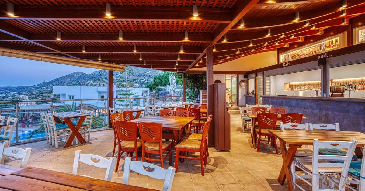 Een foto van de faciliteiten bij Elounda Water Park Residence Hotel