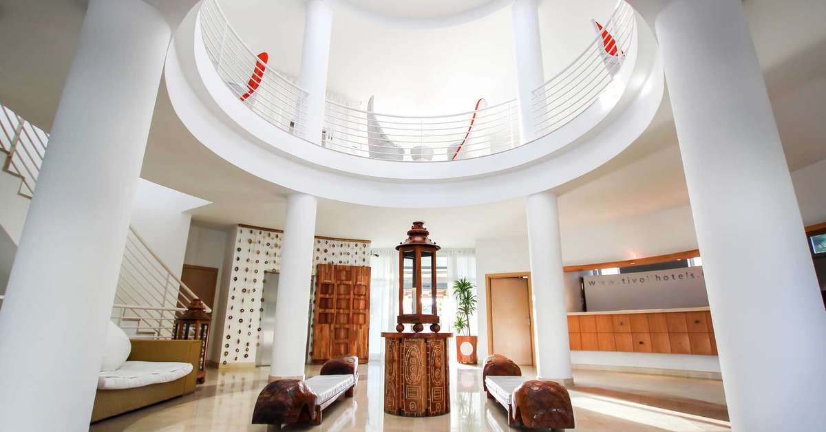 Een foto van het interieur van NH Marina Portimao Resort