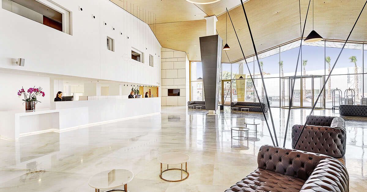 Een foto van het interieur van Hipotels Gran Playa de Palma