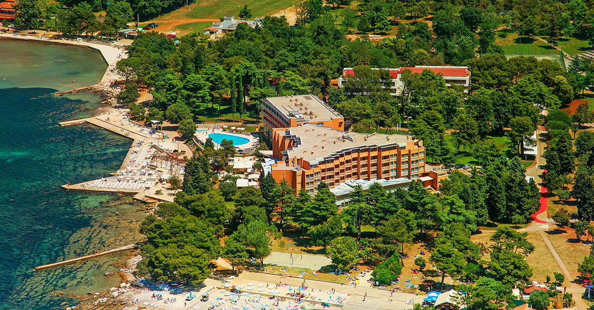 Een foto van de buitenkant van Hotel Umag Plava Laguna