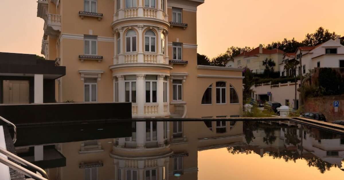 Een foto van het zwembad bij Hotel Inglaterra