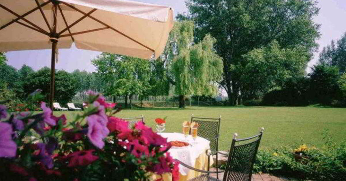 Een foto van het terras bij Borgo Ca' Dei Sospiri