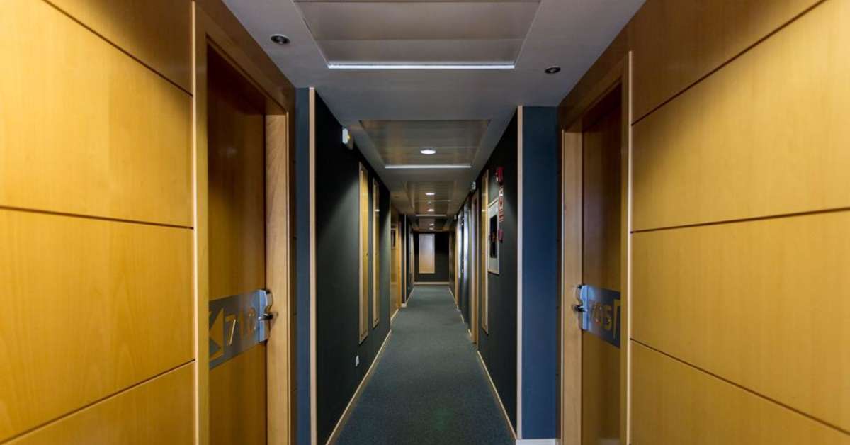 Een foto van het interieur van Hotel Kramer