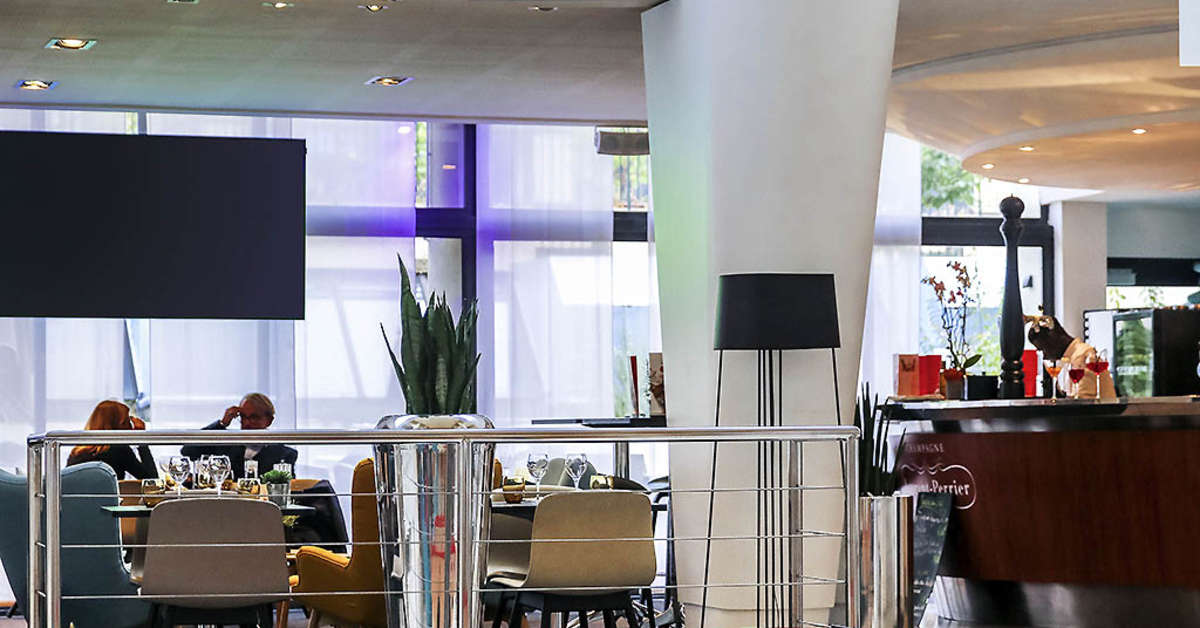 Een foto van het interieur van Novotel Paris Vaugirard Montparnasse