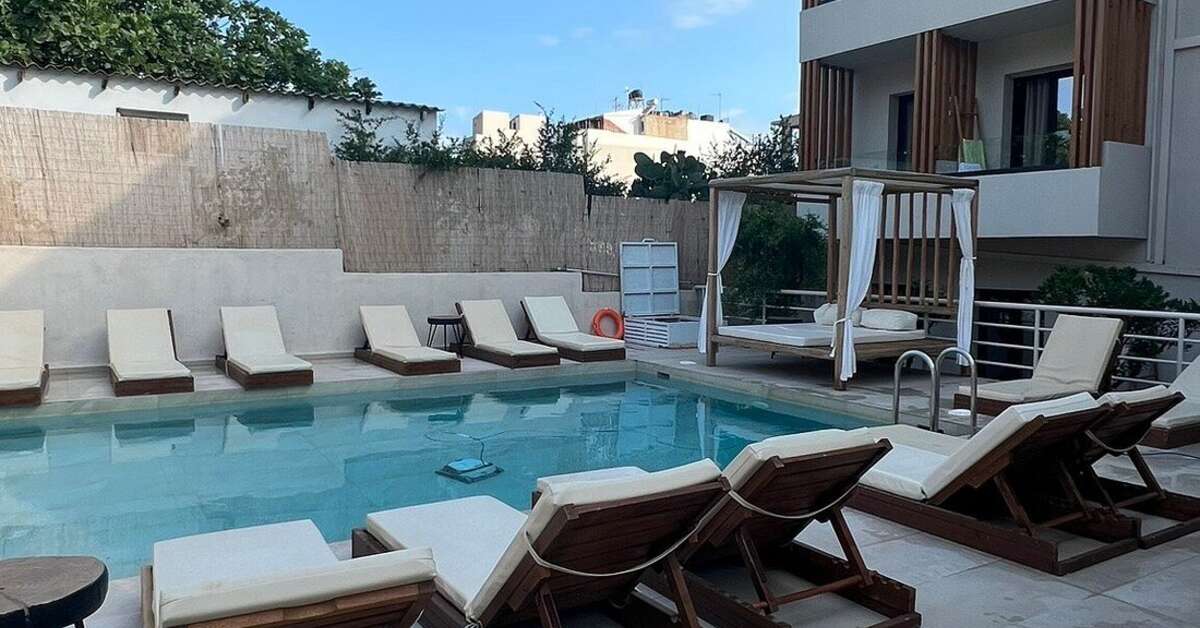 Ein Foto vom Pool im Indigo Inn Casa