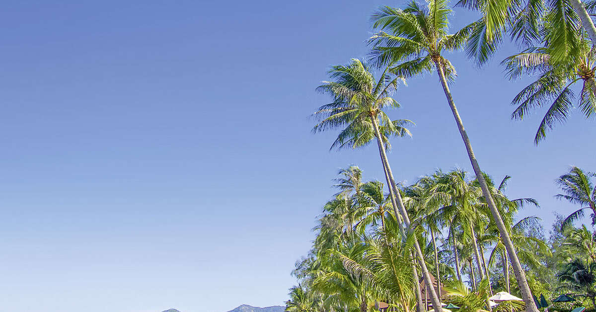 Een foto van het strand bij Coco Palm Beach Resort Samui