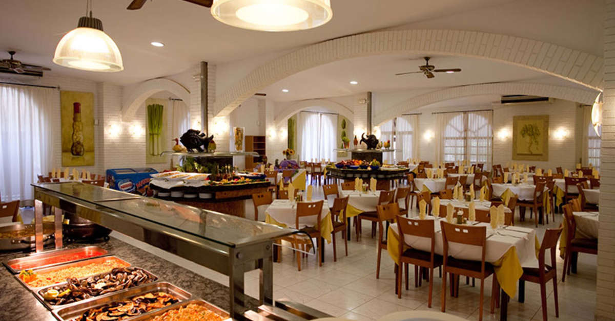 Een foto van de faciliteiten bij Aparthotel Voramar