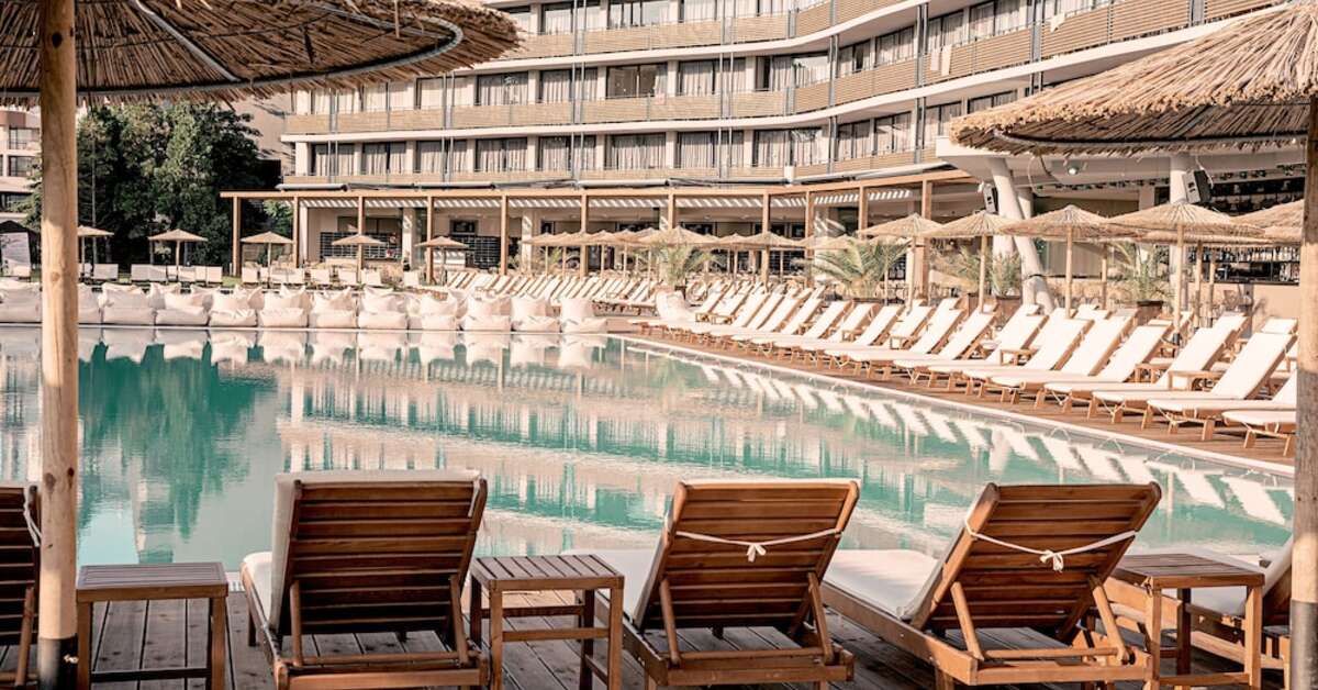 Een foto van het zwembad bij Sunny Beach Club