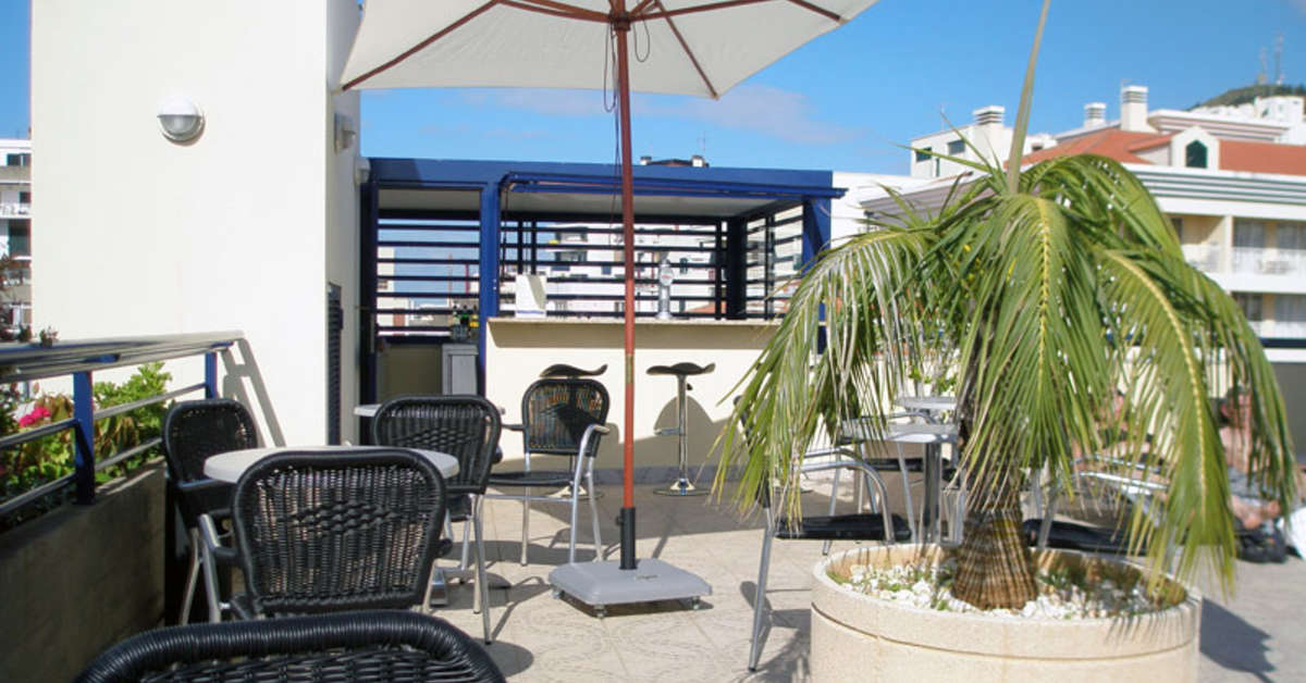 Een foto van het terras bij Terrace Mar Suite Aparthotel
