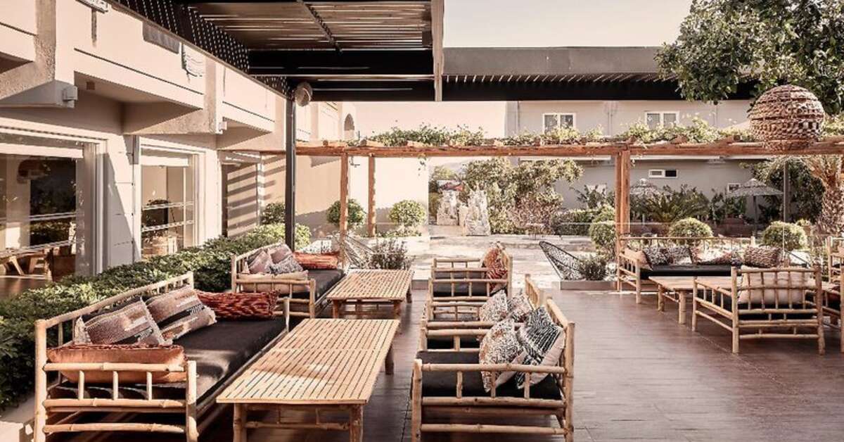 Een foto van het terras bij Ananea More Meni Kos