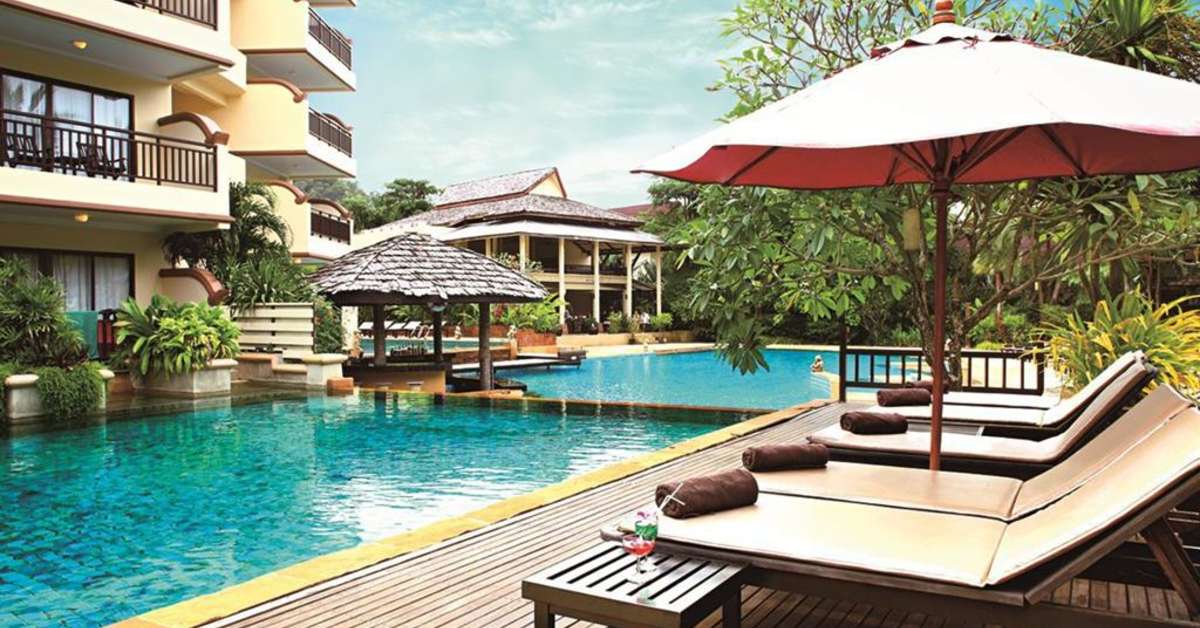 Een foto van het zwembad bij Krabi La Playa Resort
