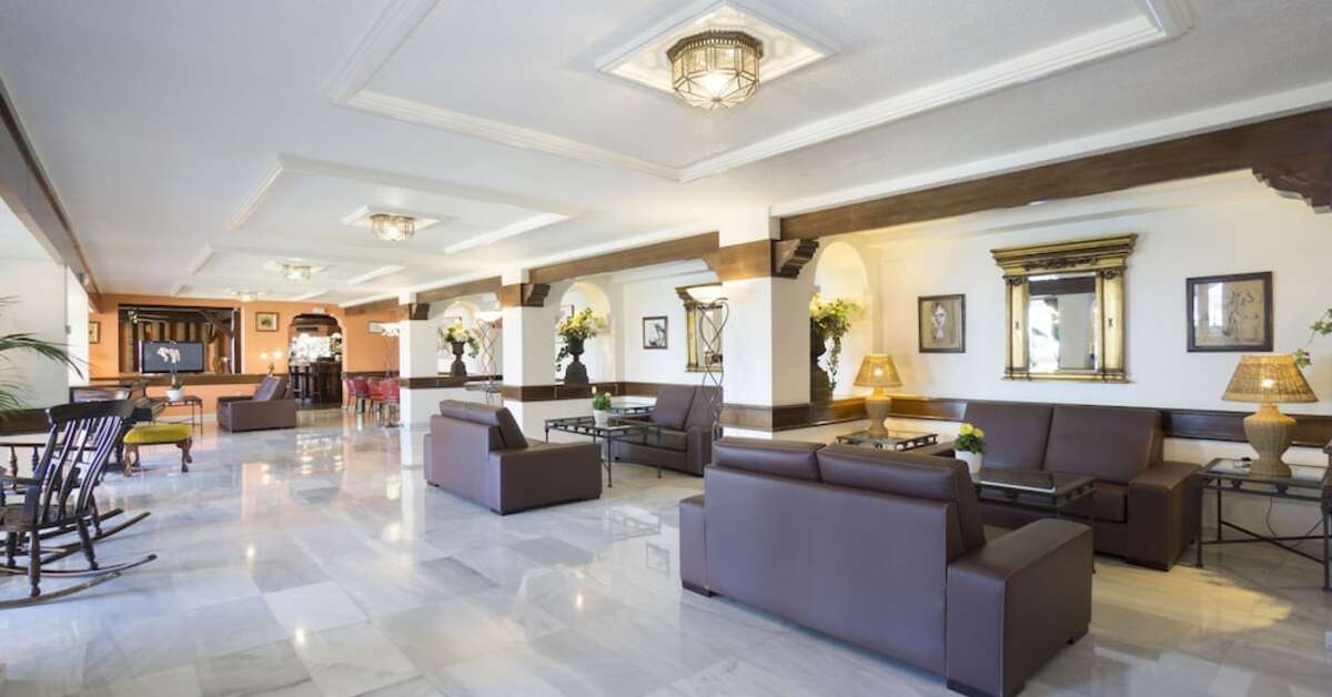 Een foto van het interieur van MS Tropicana