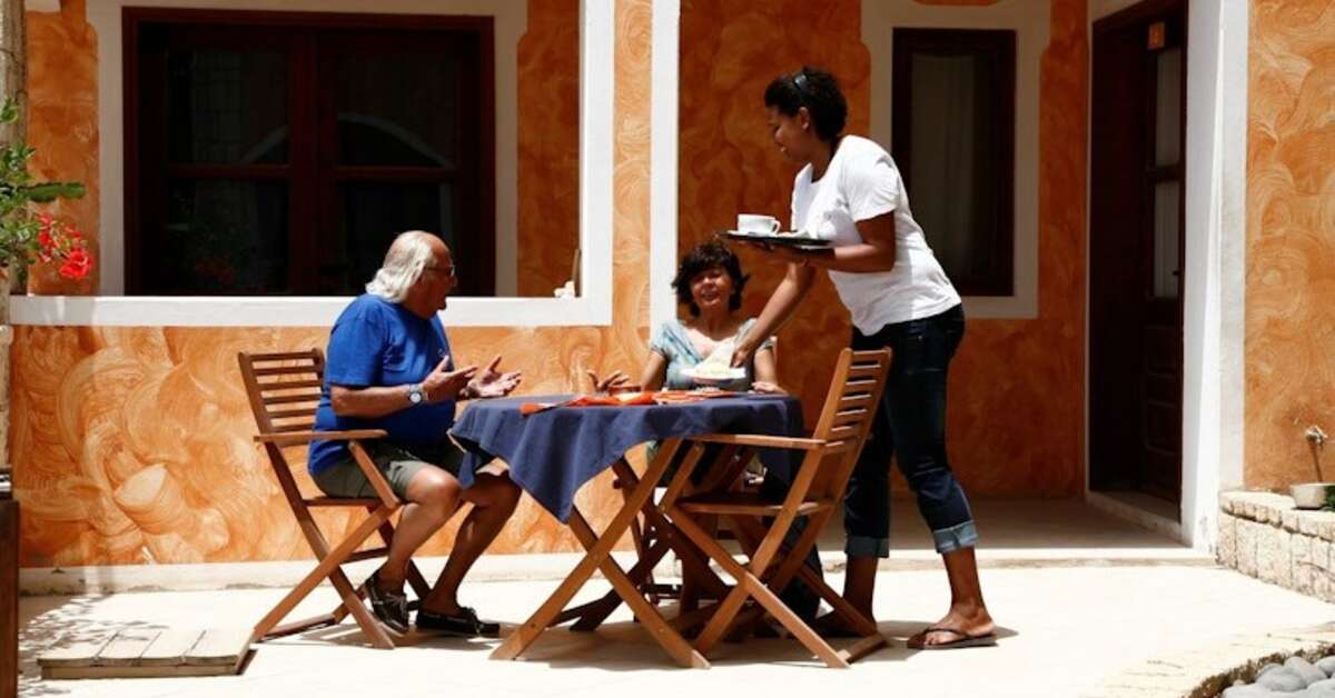 Een foto van het terras bij Appartementen Ca' Nicola