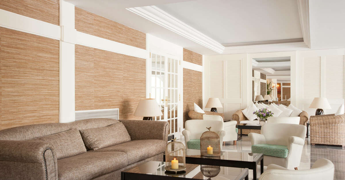 Een foto van het interieur van Hotel Augusta Club