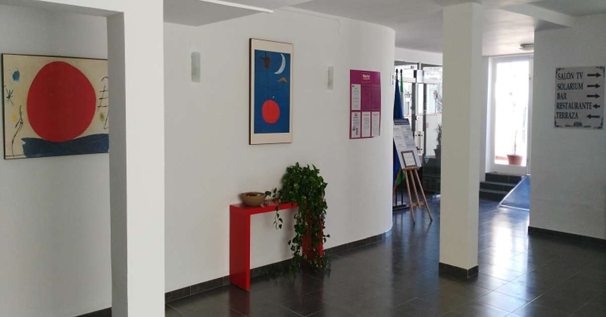 Een foto van het interieur van Hotel Kristal