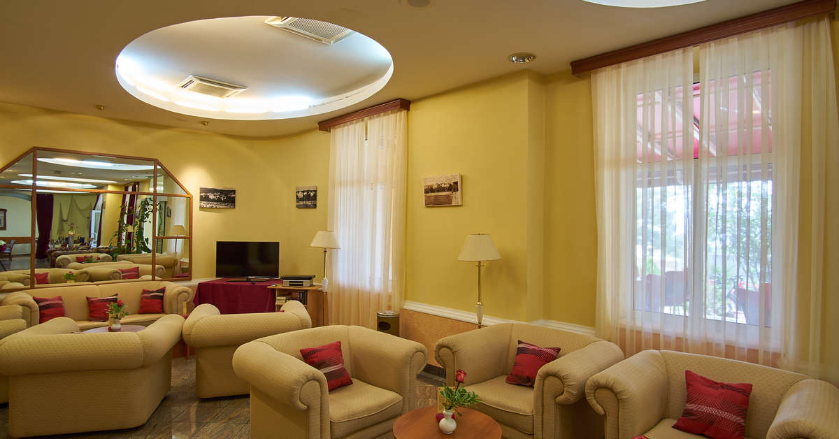 Een foto van het interieur van Hotel Villa Ruzica