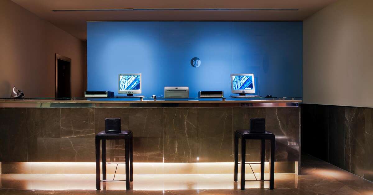 Een foto van het interieur van Eurostars Gran Valencia