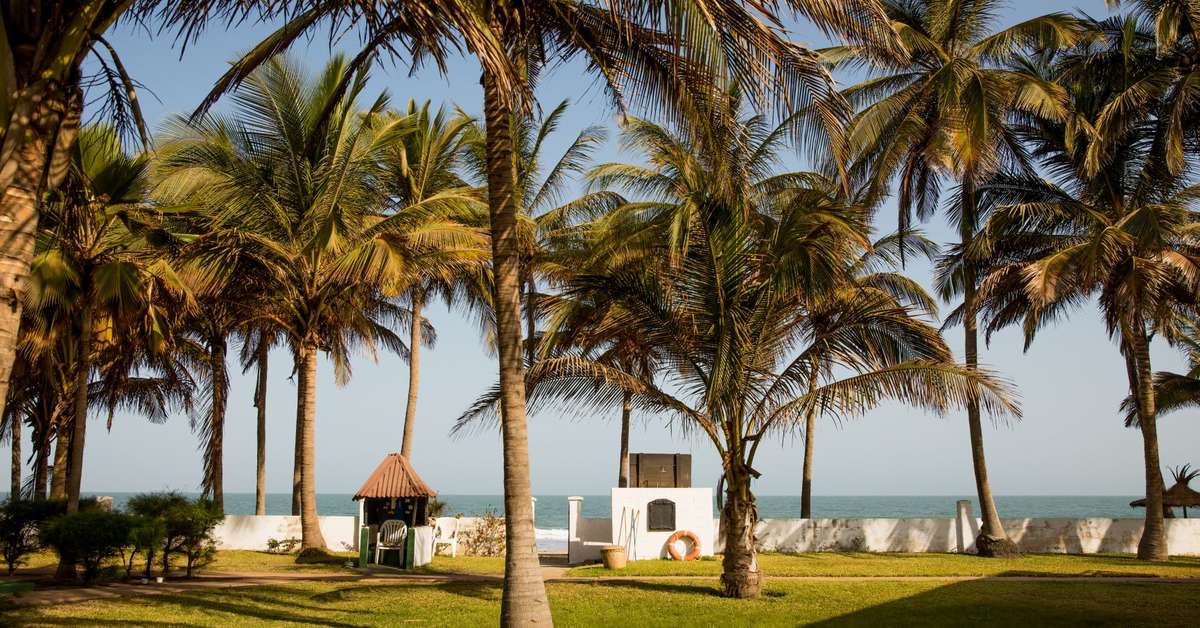 Een foto van het terras bij Bungalow Beach Hotel