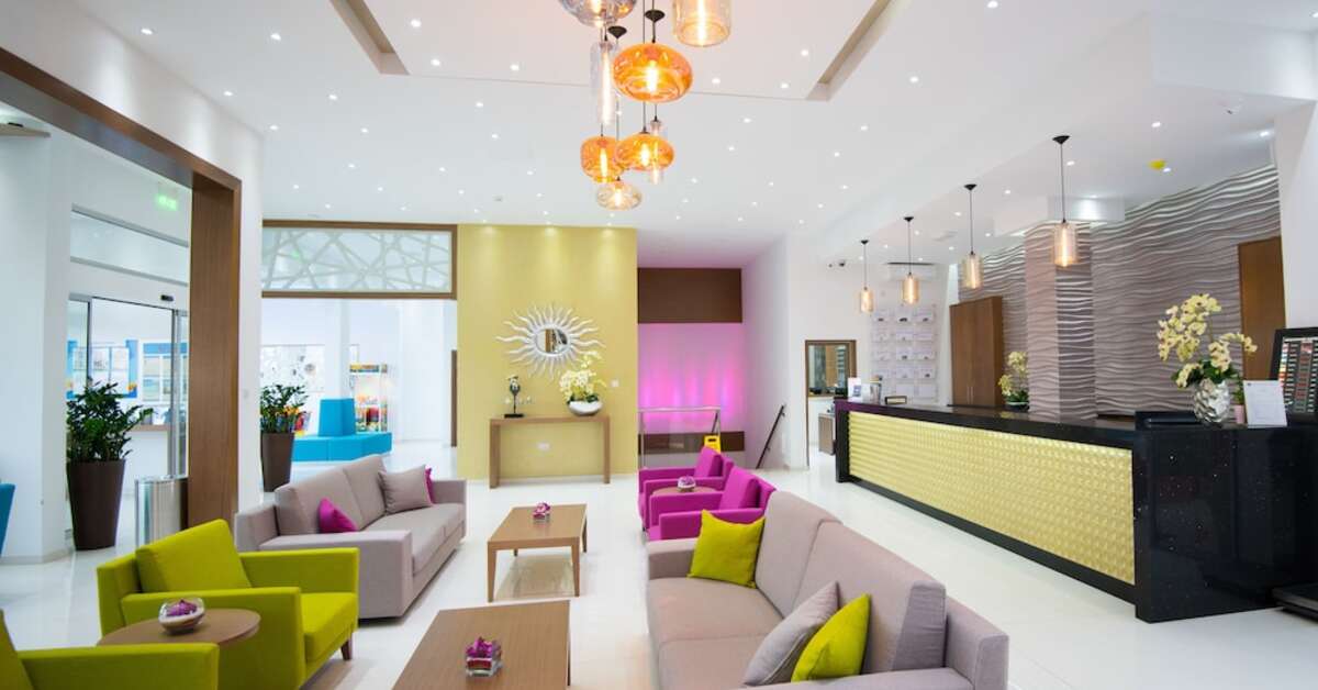 Een foto van het interieur van Loutsiana Hotel Appartementen