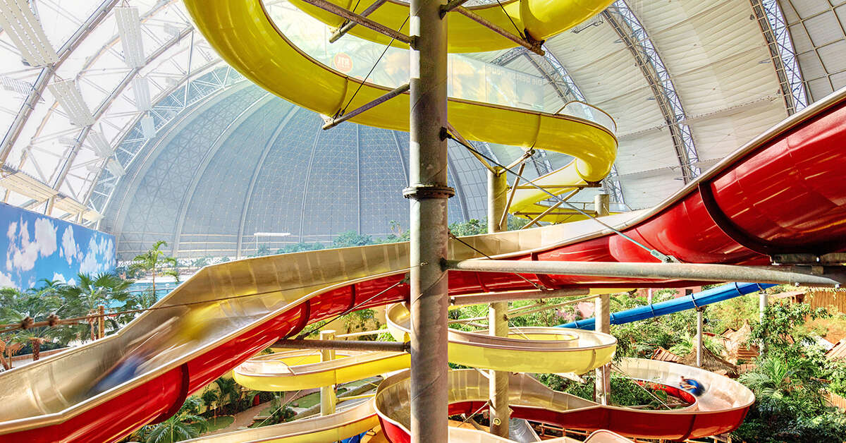 Een foto van de faciliteiten bij Tropical Islands