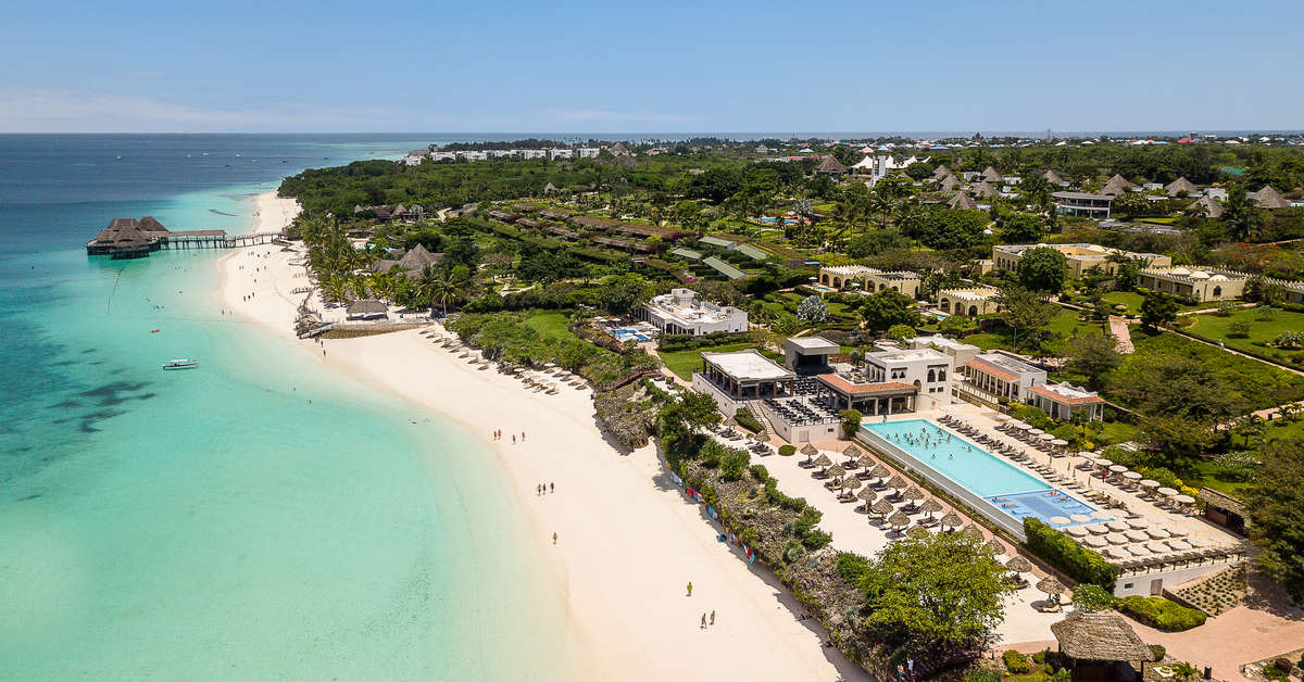 Een foto van een overzicht van Riu Palace Zanzibar