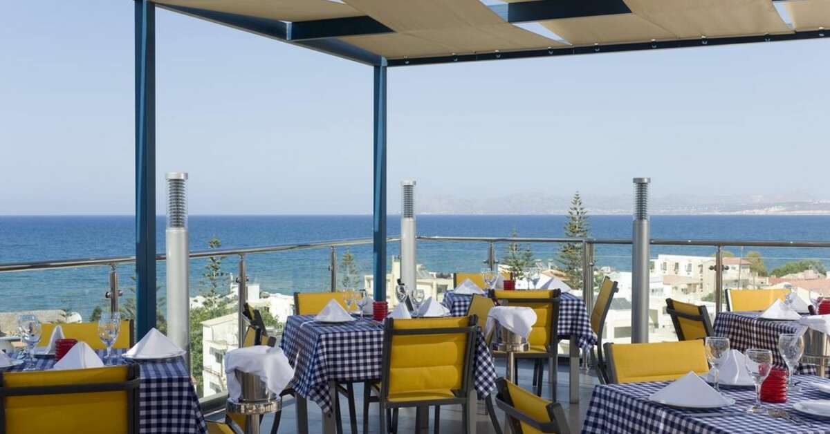 Een foto van de faciliteiten bij CHC Galini Sea View