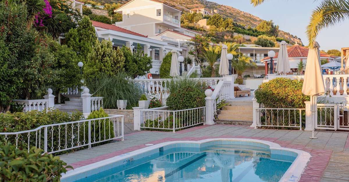 Een foto van het zwembad bij Samos Sun Hotel