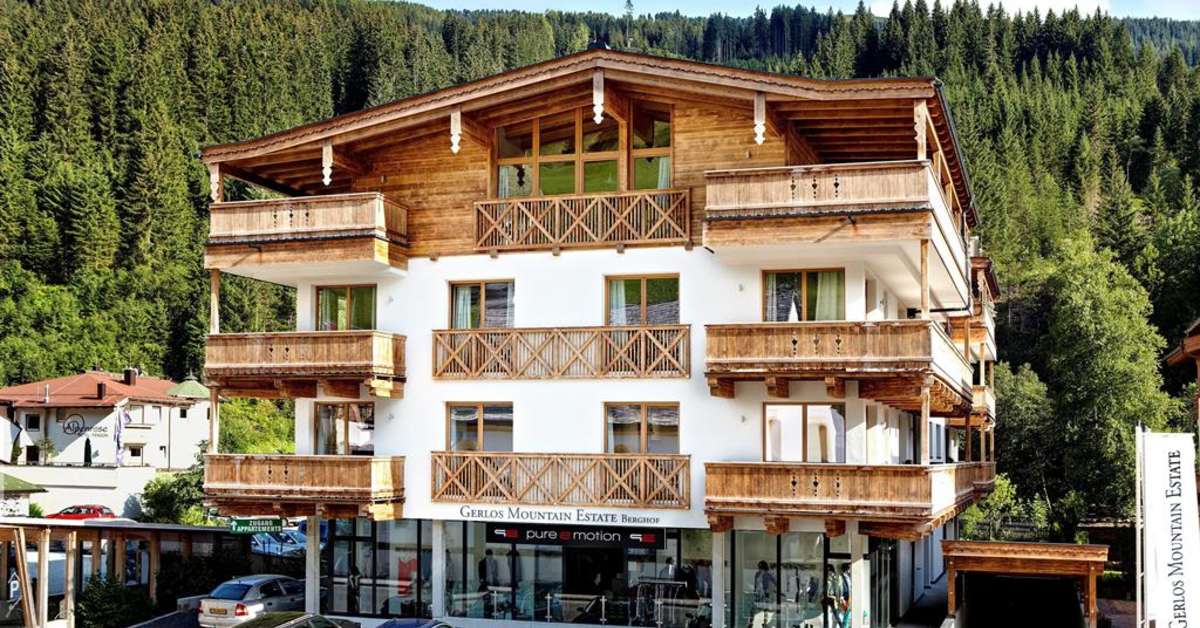 Een foto van een overzicht van Gerlos Mountain Estate