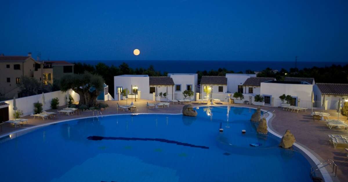 Een foto van het zwembad bij Nuraghe Arvu Resort
