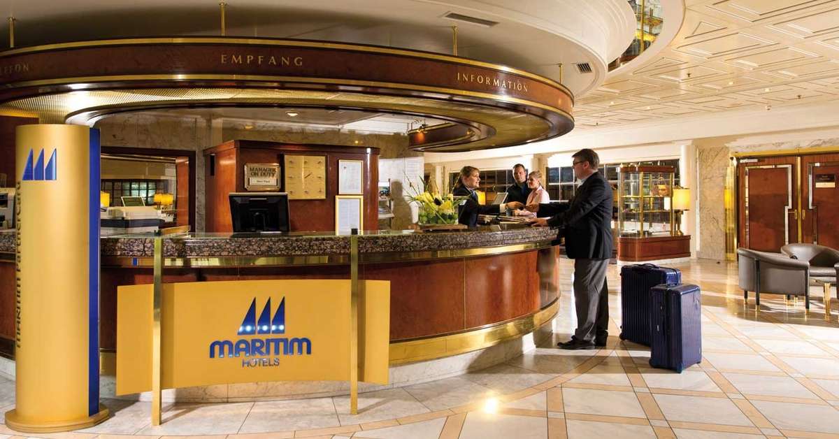 Een foto van het interieur van Maritim Hotel Konigswinter