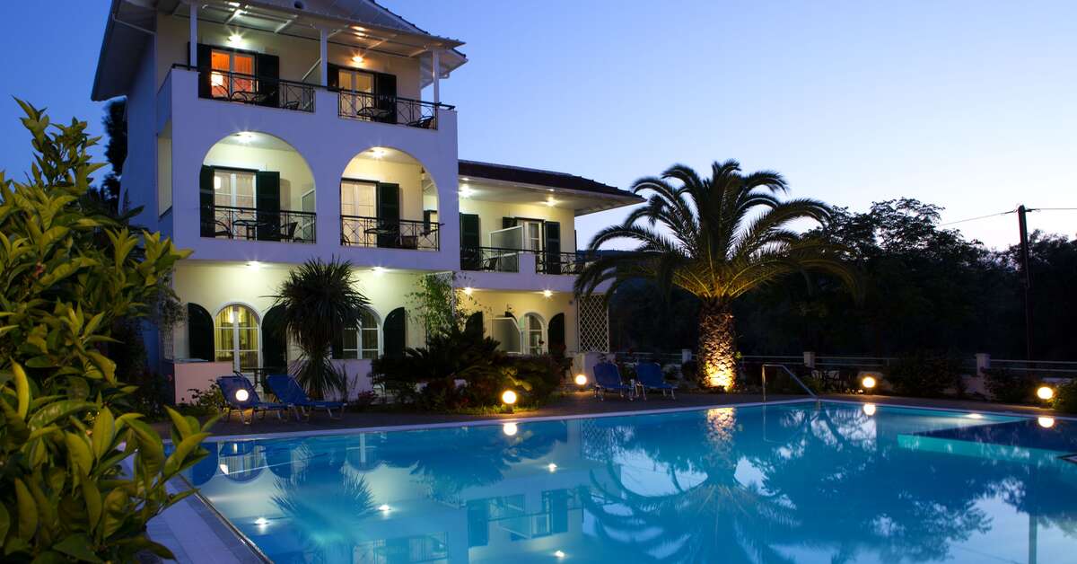 Een foto van het zwembad bij Villa Marina
