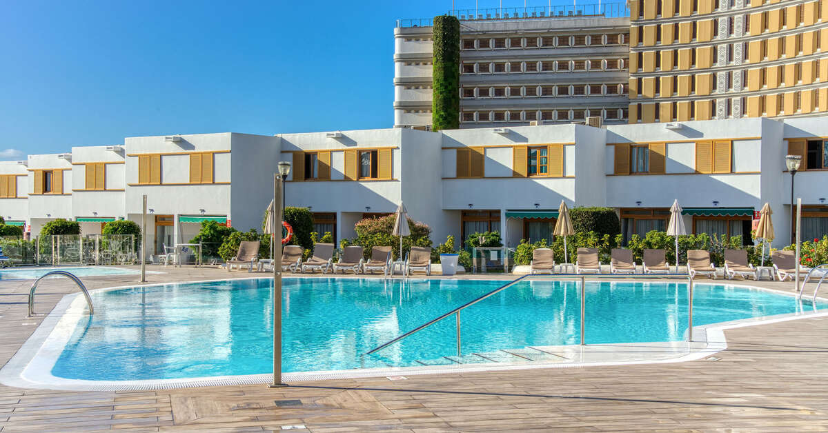 Een foto van het zwembad bij Bungalows Las Brisas