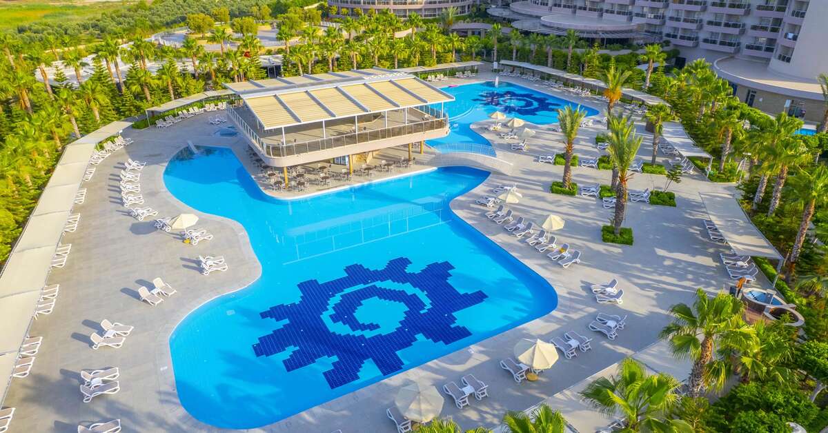 Een foto van het zwembad bij Sunmelia Beach Resort & Spa