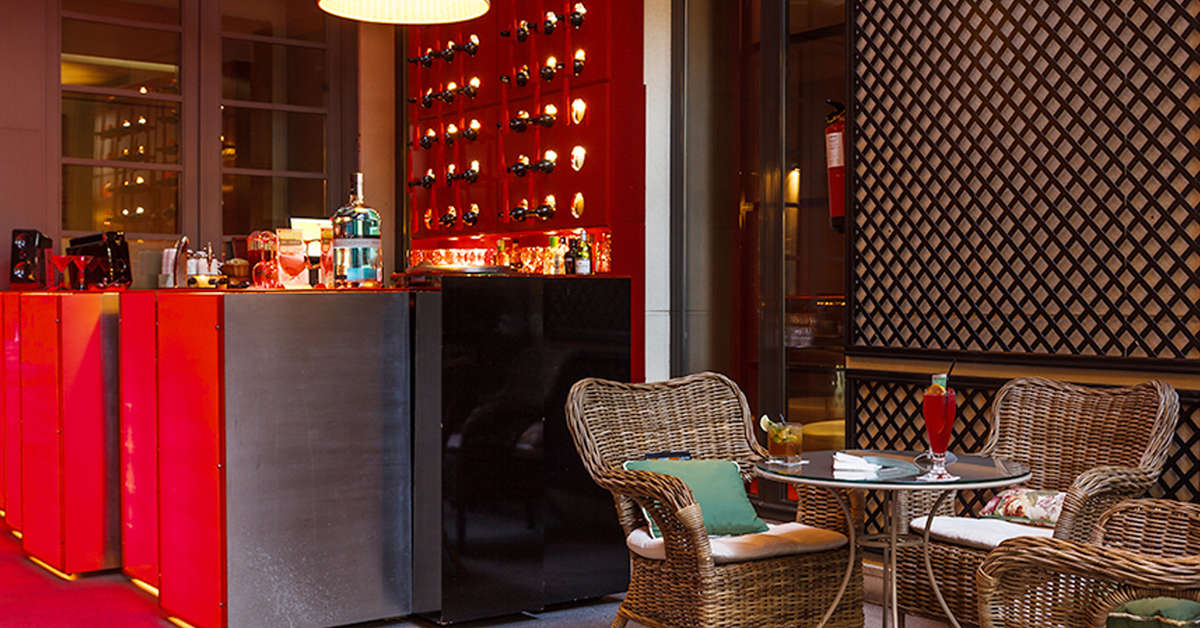 Een foto van het interieur van Vincci Soho
