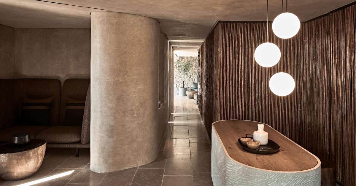 Een foto van het interieur van Olea All Suite