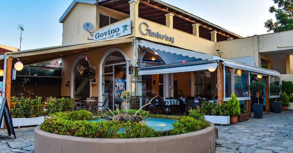 Een foto van de faciliteiten bij Govino Bay Corfu