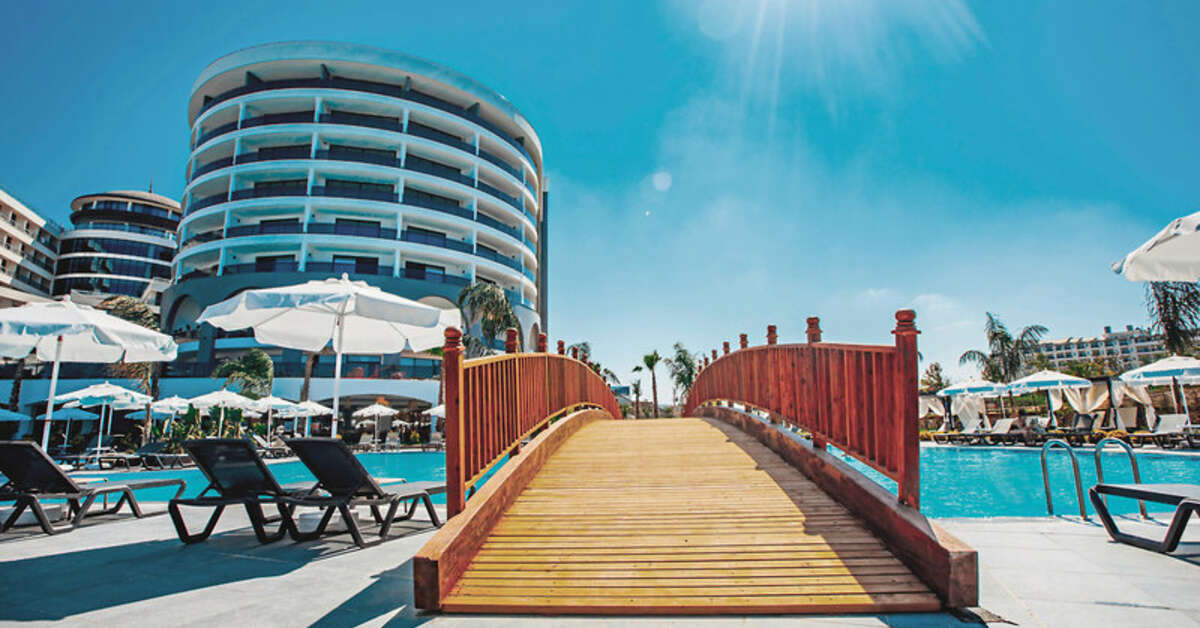 Een foto van het zwembad bij Alarcha Hotels & Resort