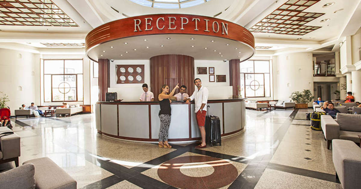 Een foto van het interieur van Arin Resort
