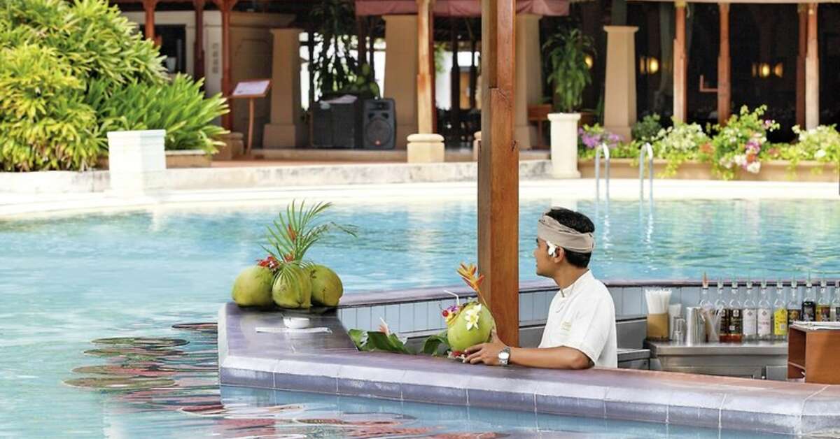 Een foto van het zwembad bij Bali Tropic Resort & Spa