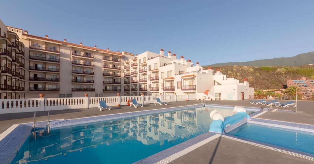 Ein Foto vom Pool im Apartments Centro Cancajos