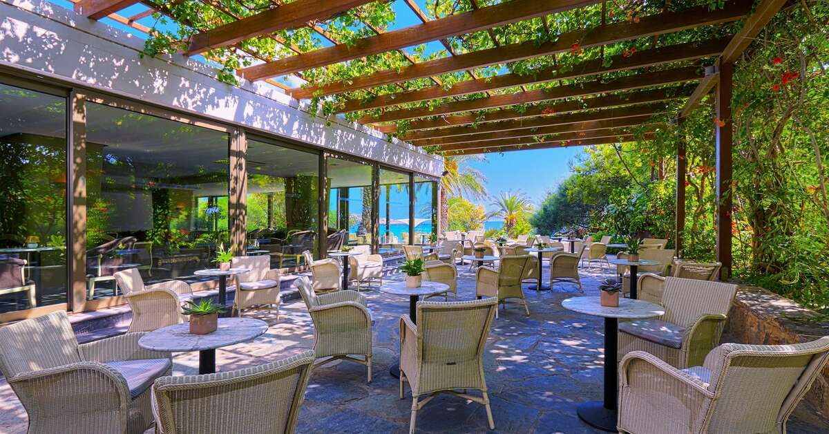 Een foto van het terras bij Narcia Resort Side