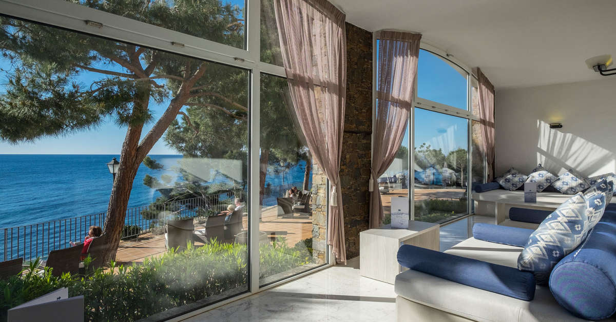 Een foto van het interieur van Silken Park Hotel San Jorge