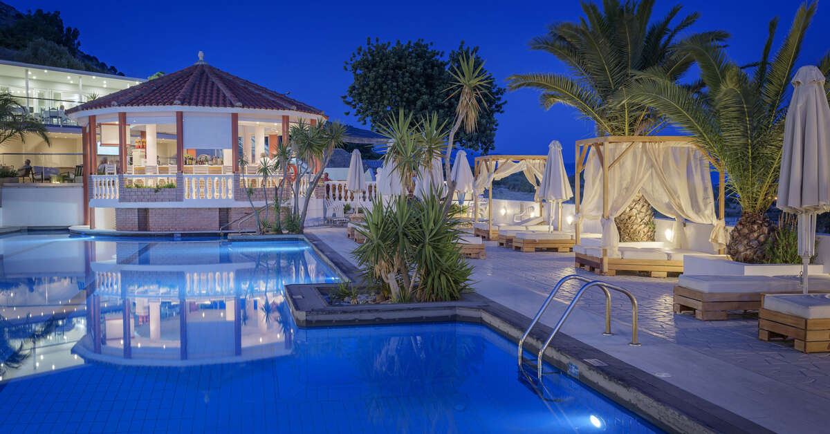 Een foto van het zwembad bij Samos Sun Hotel