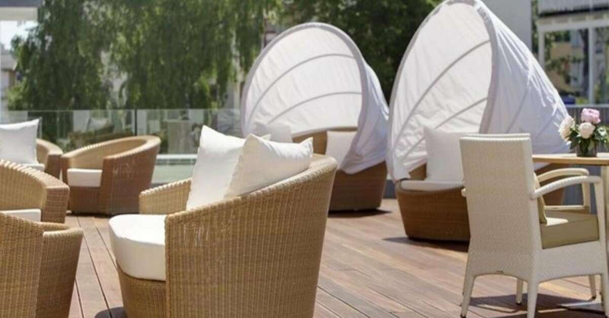 Een foto van het terras bij Steigenberger Grandhotel & Spa Heringsdorf