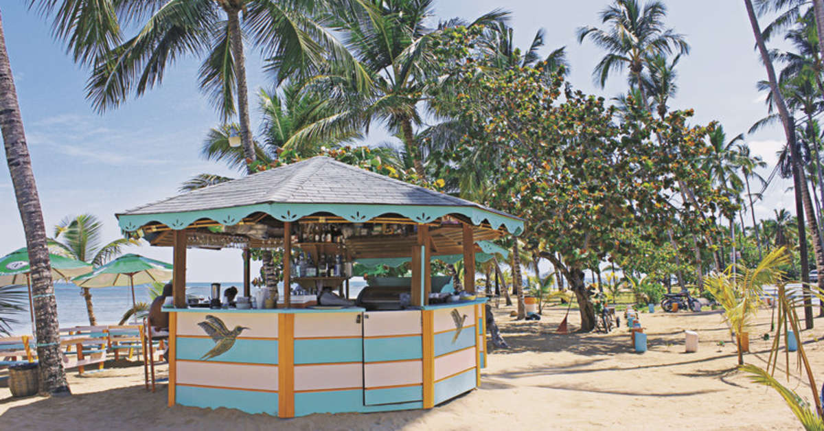 Een foto van het strand bij Hotel Playa Colibri