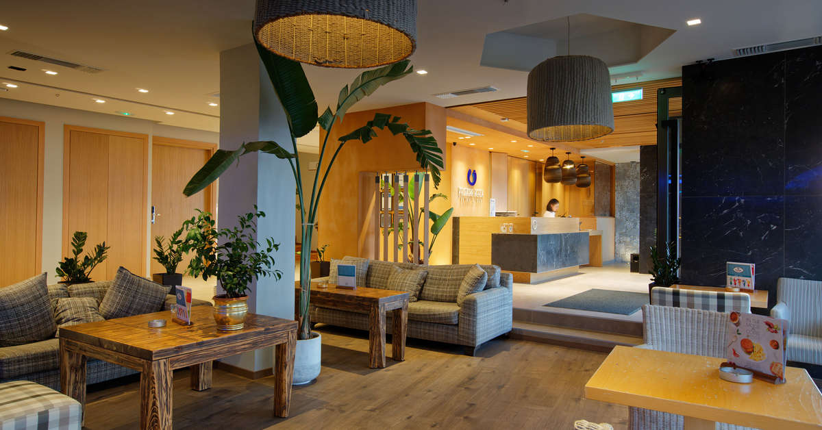 Een foto van het interieur van Palmera Beach Hotel & Spa
