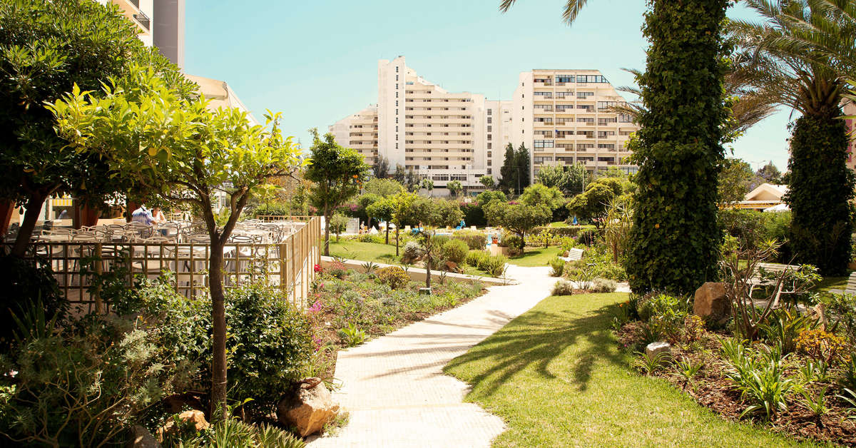 Een foto van de buitenkant van Hotel Club Amarilis