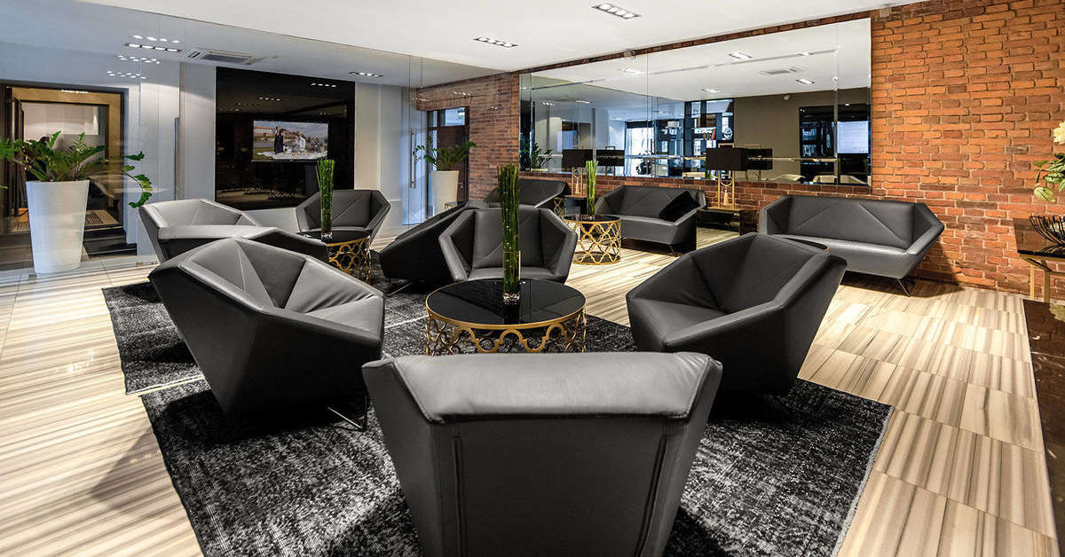 Een foto van het interieur van Queen Boutique Hotel